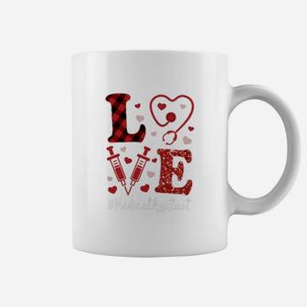 Love Nurse Valentine Medical Assistant Coffee Mug - Seseable