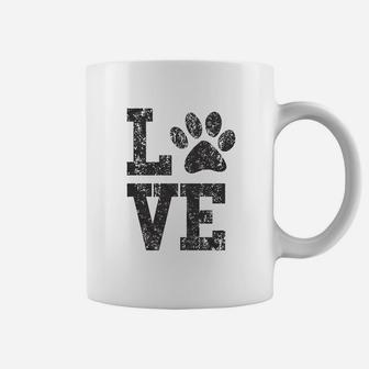 Love Paw For Dog Mom Pet Lover Cool Coffee Mug - Seseable