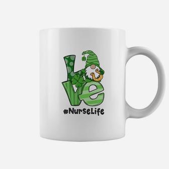 Love St Patricks Day Nurse Life Coffee Mug - Seseable