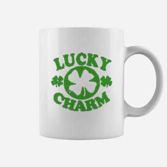 Lucky Charm Classic Vintage St Patricks Day Graphic Coffee Mug - Seseable