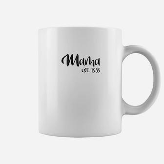 Mama Est 1989 Mothers Day Mom Gifts From Daughter Son Coffee Mug - Seseable