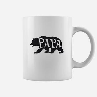 Matching Father And Son Papa Bear Daddy Bear Little Baby Family Coffee Mug - Seseable