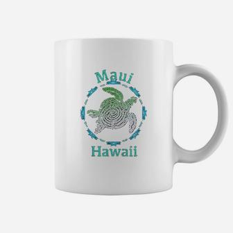 Maui Vintage Tribal Turtle Gift Coffee Mug - Seseable