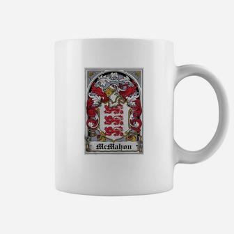 Mcmahon Coat Of Arms Irish Family Crests Coffee Mug - Seseable
