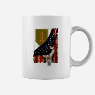 Meet My 1st Infantry Division Dad Jobs Gifts Coffee Mug - Seseable