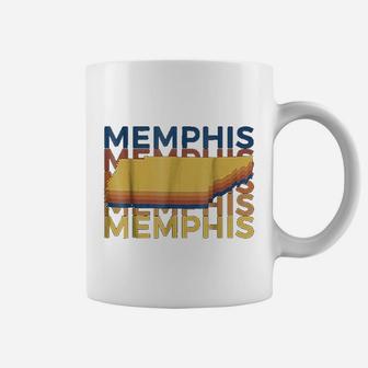 Memphis Tennessee Vintage Tn Repeat Coffee Mug - Seseable