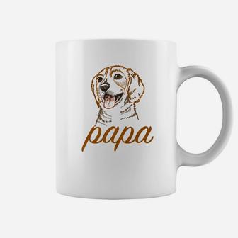 Mens Beagle Papa Premium Coffee Mug - Seseable
