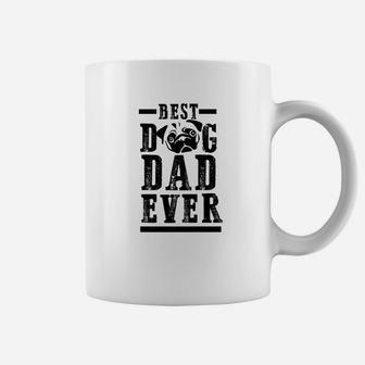 Mens Best Dog Dad Ever Funny Fathers Day Gift For Men Premium Coffee Mug - Seseable