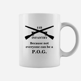 Men's Brown 11b Infantry Pog Coffee Mug - Seseable