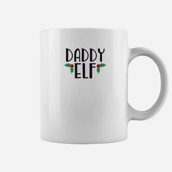Mens Daddy Elf Shirt Cute Funny Family Christmas Elf Coffee Mug - Seseable