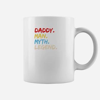 Mens Daddy Man Myth Legend Gift For Father Dad Papa Coffee Mug - Seseable