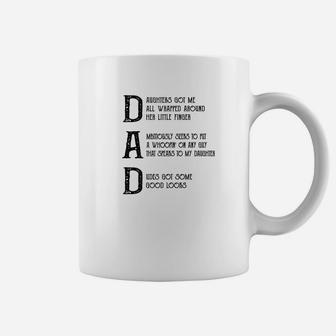 Mens Dads Acrostic Fathers Day Gift Dad Of Daughter Premium Coffee Mug - Seseable