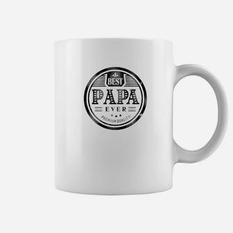 Mens Family Fathers Day Best Papa Ever Grandfather Dad M Coffee Mug - Seseable