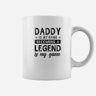 Mens Family Fathers Day Daddy Is My Name Men Coffee Mug - Seseable