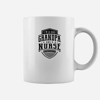 Mens Family Fathers Day Im A Dad A Nurse Men Coffee Mug - Seseable