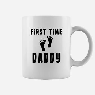 Mens First Time Daddy Funny For New And Expecting Dads Coffee Mug - Seseable
