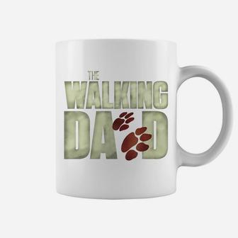 Mens Funny Mens Fear The Walking Dad Dog Lovers Coffee Mug - Seseable