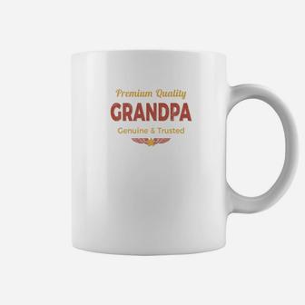 Mens Grandpa Retro Rustic Granddad Vintage Aviation Fathers Day Premium Coffee Mug - Seseable