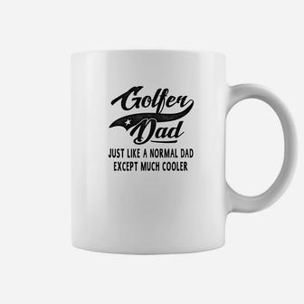Mens Mens Golf Dad Fathers Day Gift Father Men Golfer Coffee Mug - Seseable
