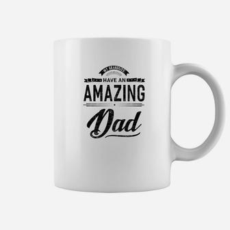 Mens My Grandkids Have An Amazing Dad Grandpa Gift Coffee Mug - Seseable