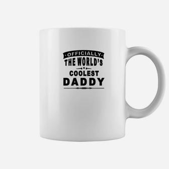 Mens Officially The Worlds Coolest Daddy Coffee Mug - Seseable