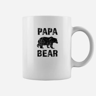 Mens Papa Bear Shirt Mens Grandpa Gift Family Papa Coffee Mug - Seseable