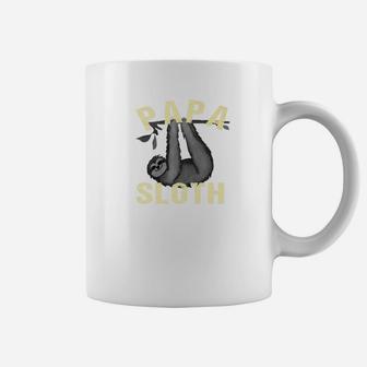 Mens Papa Sloth Funny Sloth, best christmas gifts for dad Coffee Mug - Seseable