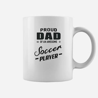 Mens Proud Dad Of An Awesome Water Soccer For Men Coffee Mug - Seseable