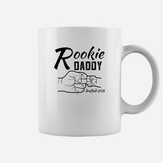 Mens Rookie Daddy 2018 Proud New Dad Mens Coffee Mug - Seseable