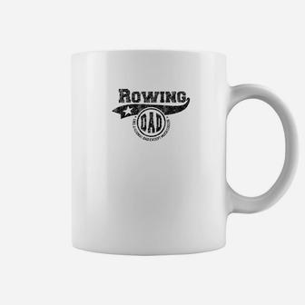 Mens Rowing Dad Fathers Day Gift Father Sport Men Coffee Mug - Seseable
