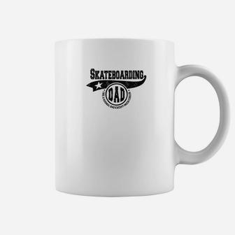 Mens Skateboarding Dad Fathers Day Gift Father Sport Men Coffee Mug - Seseable