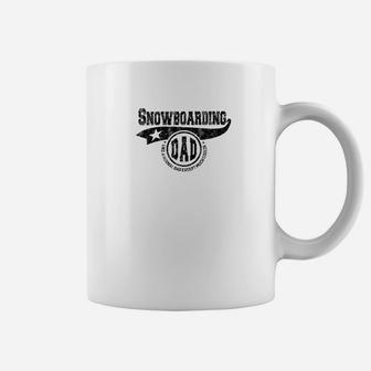 Mens Snowboarding Dad Fathers Day Gift Father Sport Men Coffee Mug - Seseable