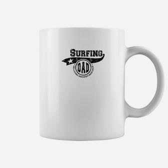 Mens Surfing Dad Fathers Day Gift Father Sport Men Coffee Mug - Seseable