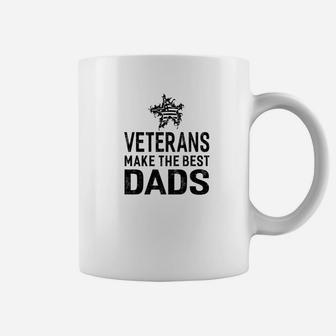 Mens Veteran Dad Veterans Make The Best Dads Gifts Idea Coffee Mug - Seseable