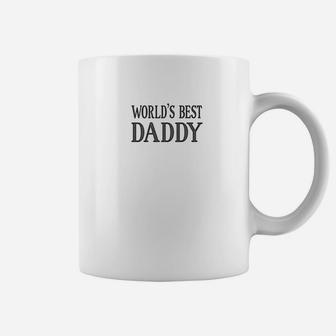 Mens Worlds Best Daddy Men, best christmas gifts for dad Coffee Mug - Seseable