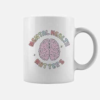 Mental Health Matters Awareness Human Brain Mental Health Coffee Mug - Seseable