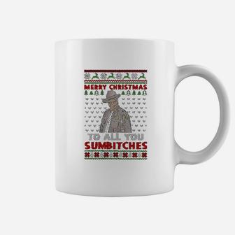 Merry Christmas To All You Ugly Christmas Funny Coffee Mug - Seseable