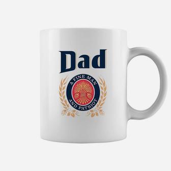 Miller Lite Dad A Fine Man And Patriot Father s Day Shirt Coffee Mug - Seseable