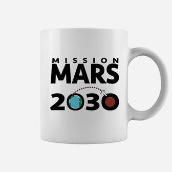 Mission 2030 Space Exploration Science Graphic Coffee Mug - Seseable