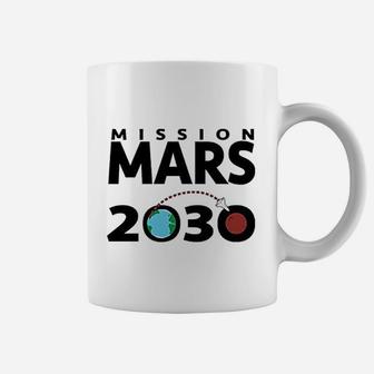 Mission Mars 2030 Space Exploration Science Graphic Coffee Mug - Seseable