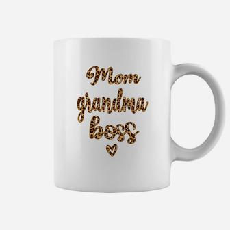 Mom Grandma Boss Leopard Coffee Mug - Seseable