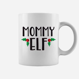 Mommy Elf Cute Funny Family Christmas Elf Coffee Mug - Seseable
