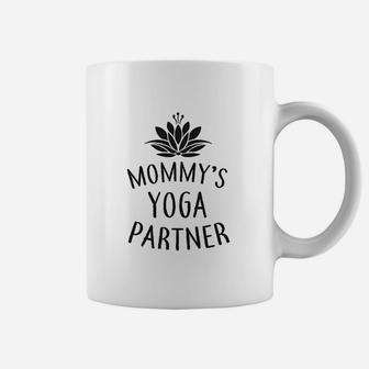 Mommy Yoga Partner Mom Baby Funny Yoga Lovers Coffee Mug - Seseable