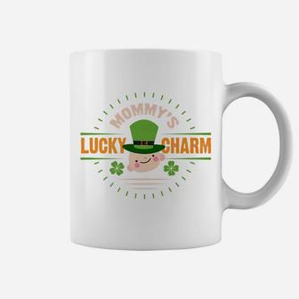 Mommys Lucky Charm Funny St Patricks Day Coffee Mug - Seseable