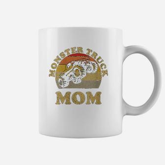 Monster Truck Mom Retro Vintage Monster Truck Coffee Mug - Seseable
