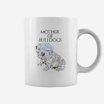 Mother Of Bulldogs Graphic Coffee Mug - Seseable