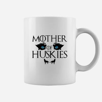 Mother Of Huskies birthday Coffee Mug - Seseable