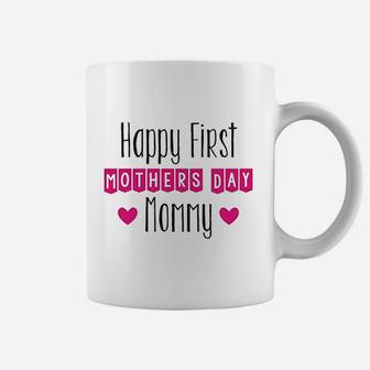 Mothers Day Baby Clothes Happy First Mothers Day Mommy Coffee Mug - Seseable