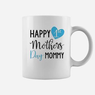 Mothers Day Baby Onesies Happy 1st Mothers Day Mommy Cute Baby Coffee Mug - Seseable