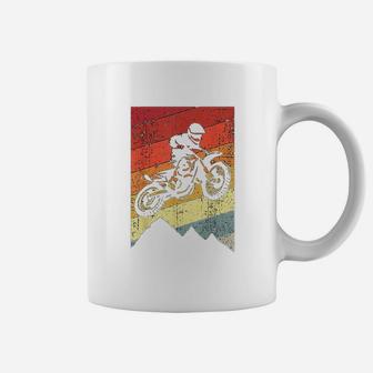 Motocross Bike Vintage Dirtbike Gift Racing Retro Dirt Bike Coffee Mug - Seseable